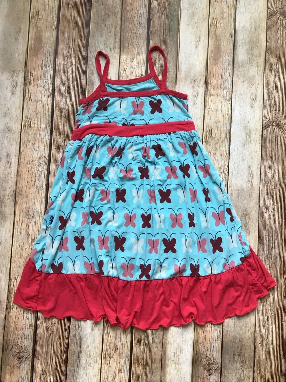 Kickee Bamboo Butterfly Hi-Lo Dress